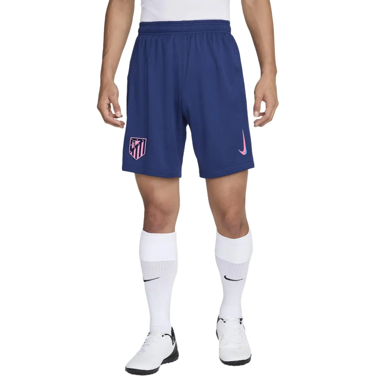 Nike Atlético MadridDri Fit FW24 Soccer Bottom Men's Blue Void/Pink Halo