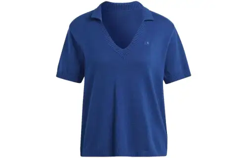 Adidas Originals Knitwear Women's Blue V Neck Moderate Other