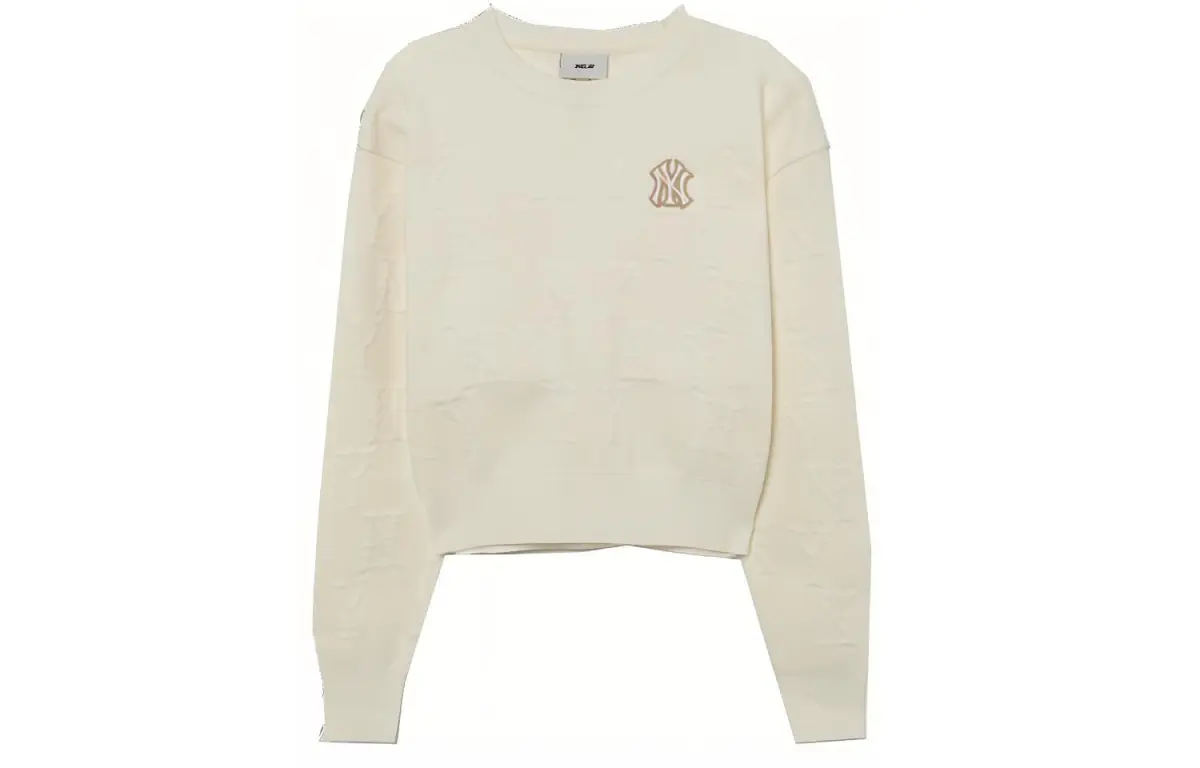 MLB Knitwear Women's White Crew Neck Moderate Other