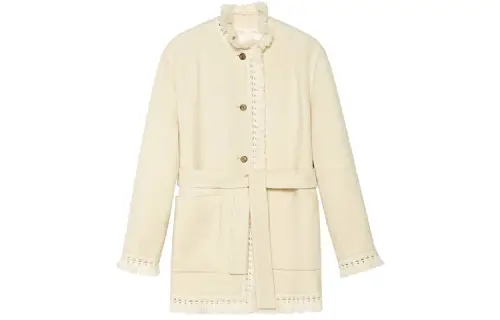 GUCCI Epilogue Collection FW21 Jackets & Coats Women's Beige Yellow