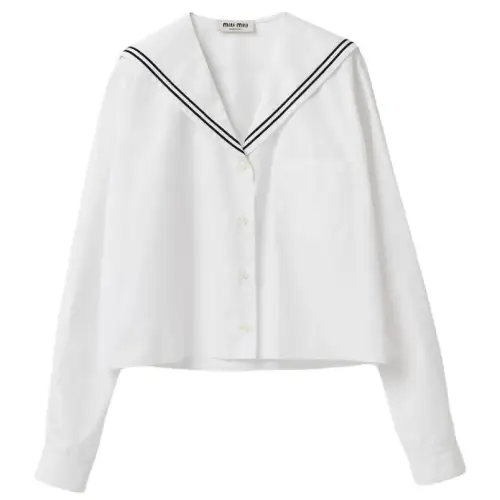 MIU MIU SS23 Shirt Women's White