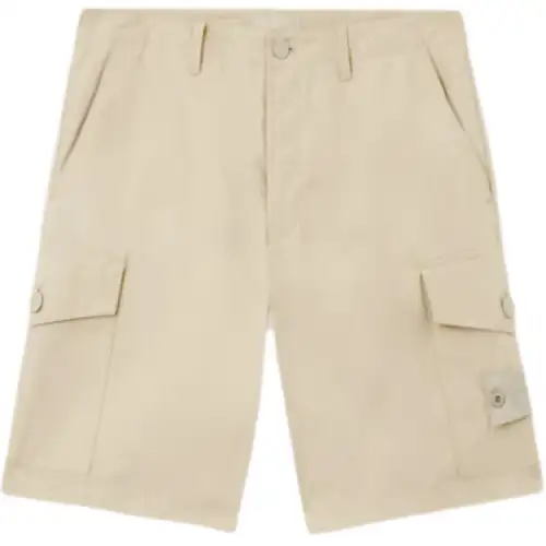 STONE ISLAND Ghost Logo Patch Shorts