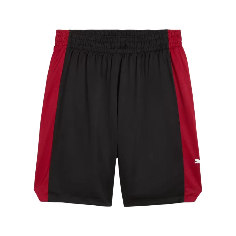PUMA SHOTDRYCELL Blocker Basketball Shorts Basketball Shorts Men's Black/Dark Red