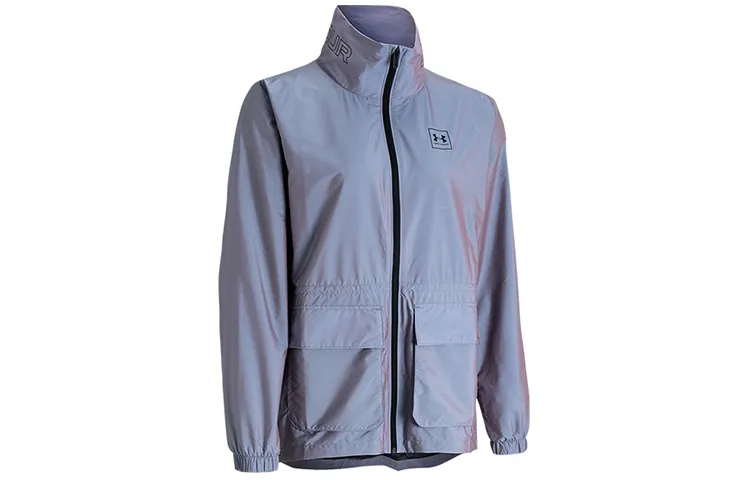 Under Armour Jackets Women's Blue Stand Collar Moderate Other