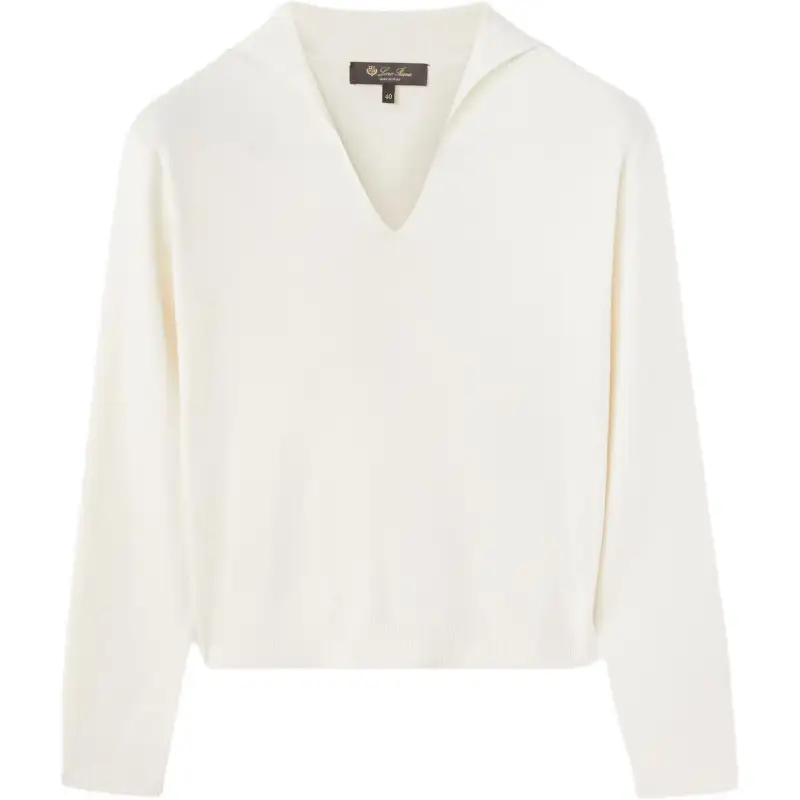 Loro Piana Sorbonne Polo Shirt Polo Shirt Women's Beige