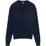 LOEWE Logo Embroidered V Neck Jumper