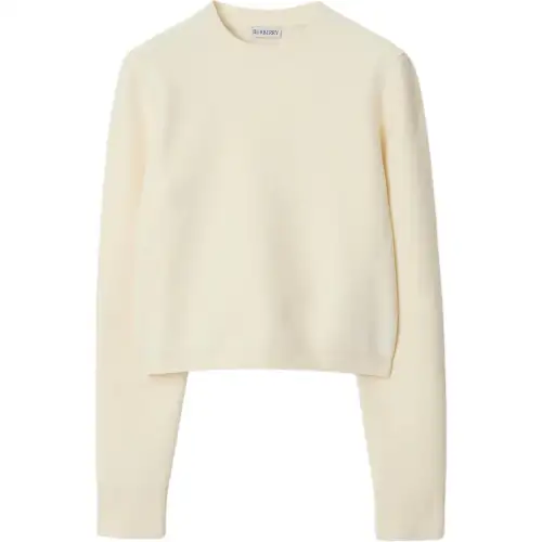 Burberry chenille-texture jumper