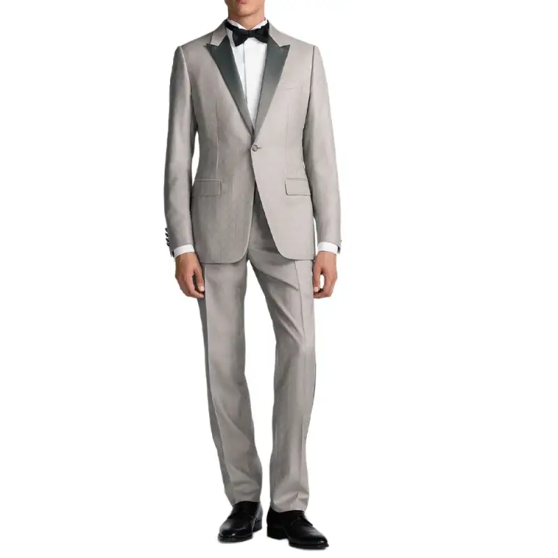 DIOR Business Suits Men's Gray Suit Collar Moderate