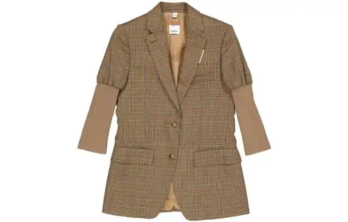 Burberry Jackets Women's Brown Suit Collar Moderate Other