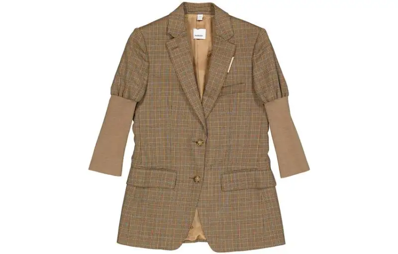 Burberry Jackets Women's Brown Suit Collar Moderate Other