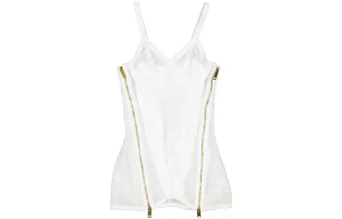 Burberry Camisoles Women's White V Neck Moderate Other