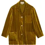 GUCCI Shirts Women's Yellow Lapel Moderate Other