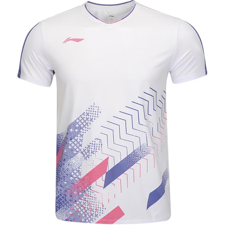 Li Ning Badminton Jersey Unisex Standard White