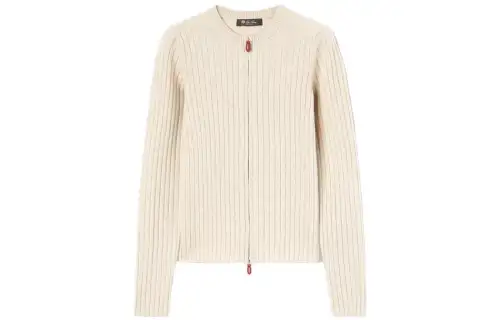 Loro Piana Knitwear Women's White Crew Neck Moderate