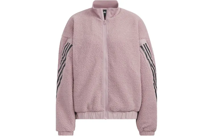 Adidas 3 Stripes Jacket Women's Purple Pink