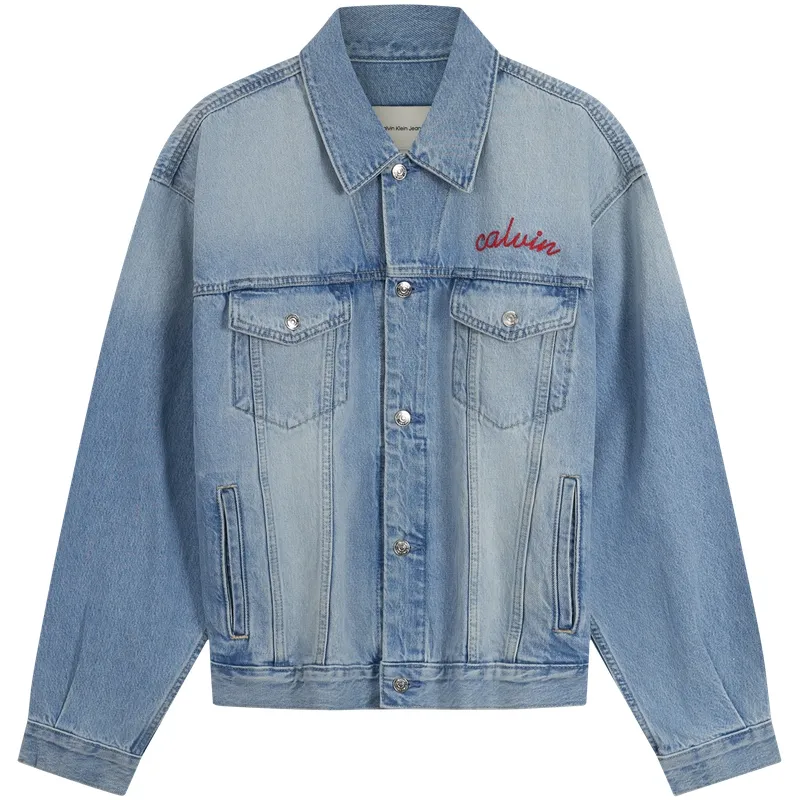 CALVIN KLEIN Denim Jacket Men's Gift Box Set Included