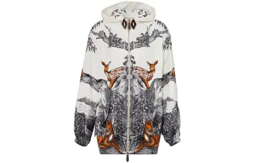 Burberry Jackets Women's Light Walnut Hooded Moderate Other