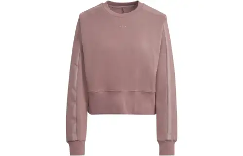 Adidas Originals Sweatshirts Women's Brown Crew Neck Moderate Regular