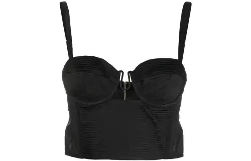 GUCCI Strapless Top Women's Black