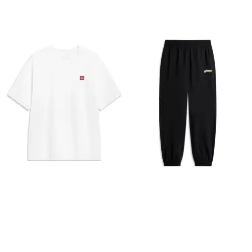 Li Ning Casual Sportswear Men's Crew Neck Moderate