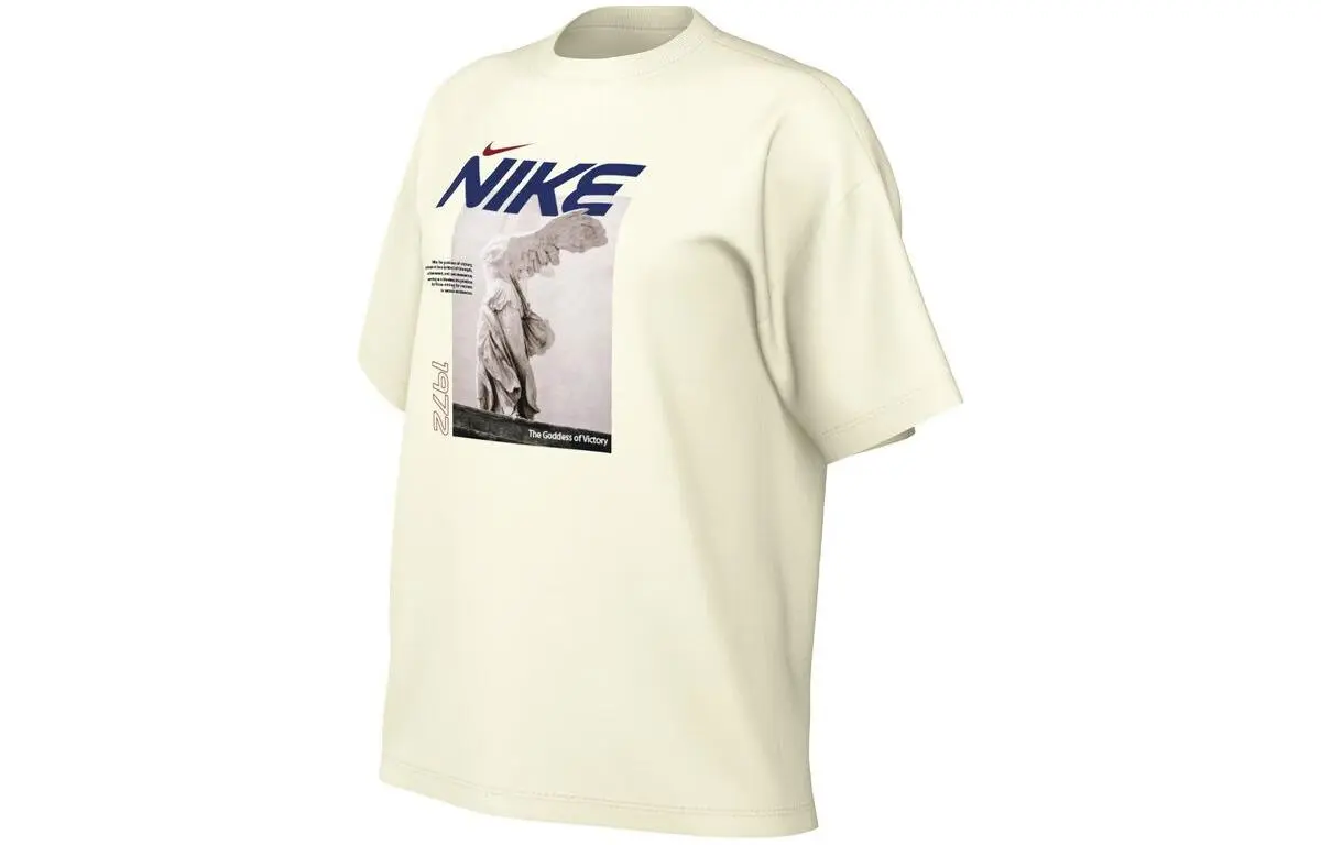 Nike Sportswear Graphic Oversized T-shirt Beige