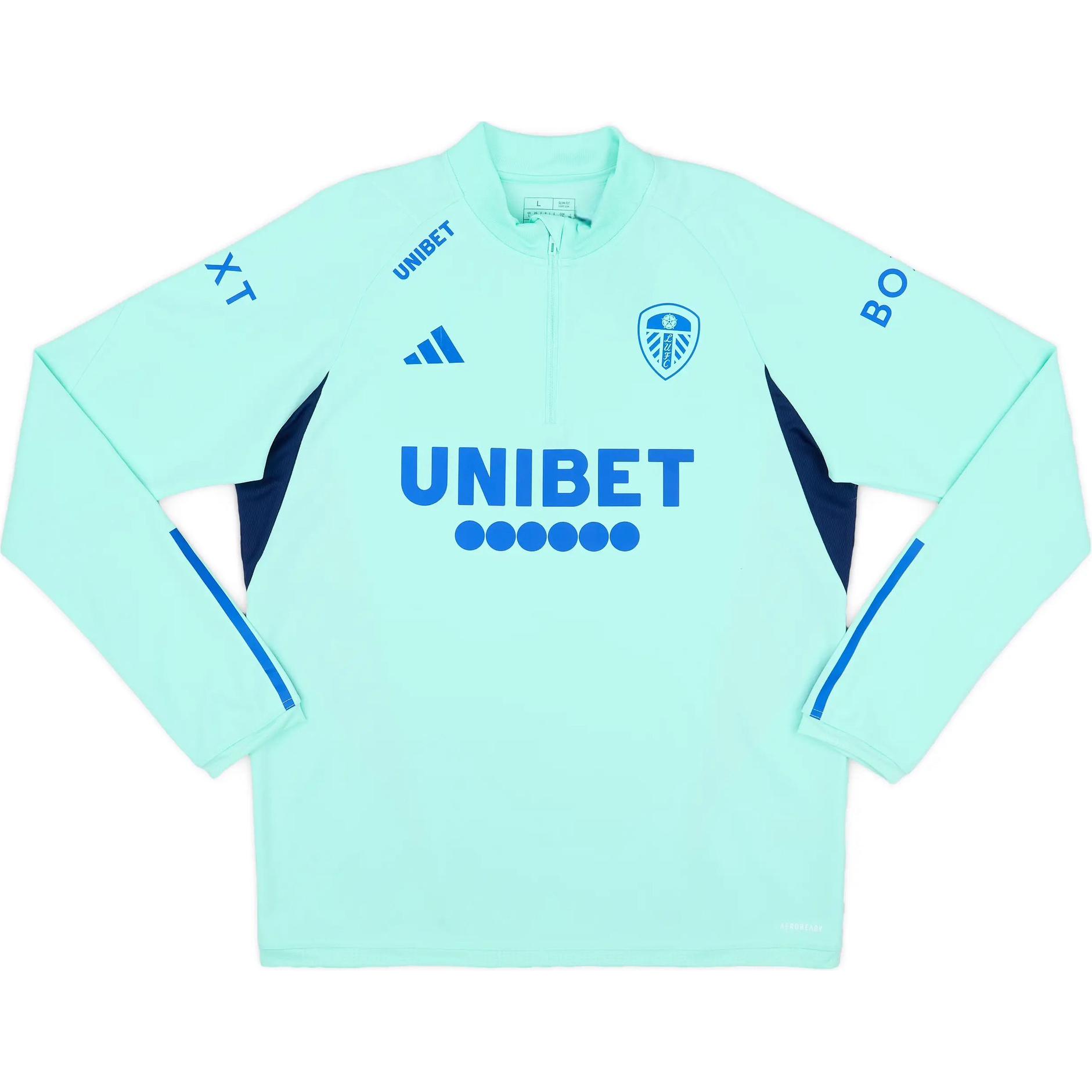Adidas 2023 24 Leeds United Player Issue Soccer Jersey Unisex Teal