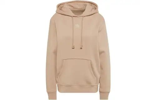 Adidas Originals Sweatshirts Women's Khaki Hooded Moderate Regular