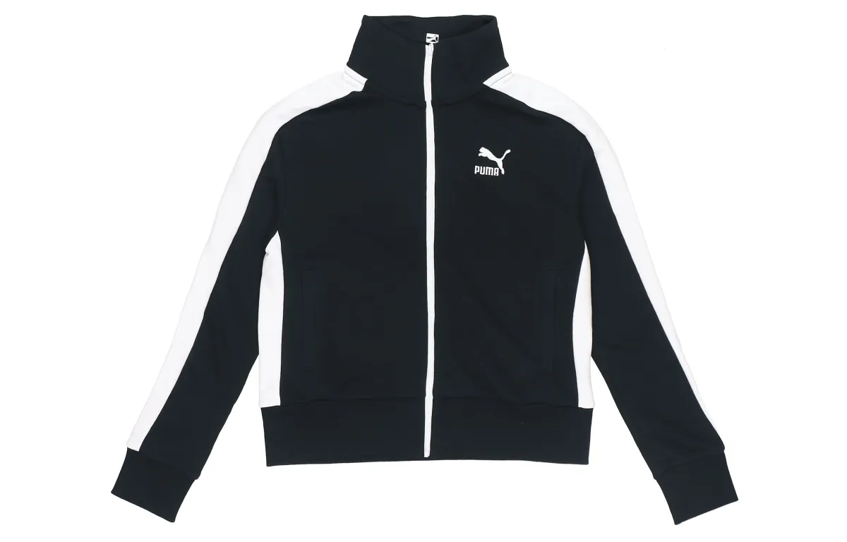 PUMA 5K Jackets Women's Black Stand Collar Moderate Other