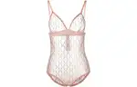 GUCCI Bodysuits Women's Flesh V Neck
