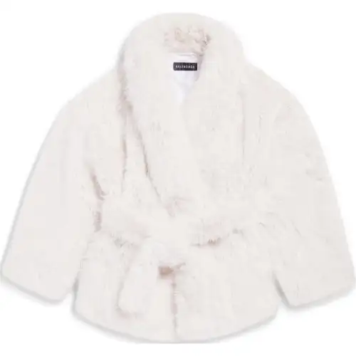 Balenciaga FW23 Jackets & Coats Regular Fit Women's Ivory