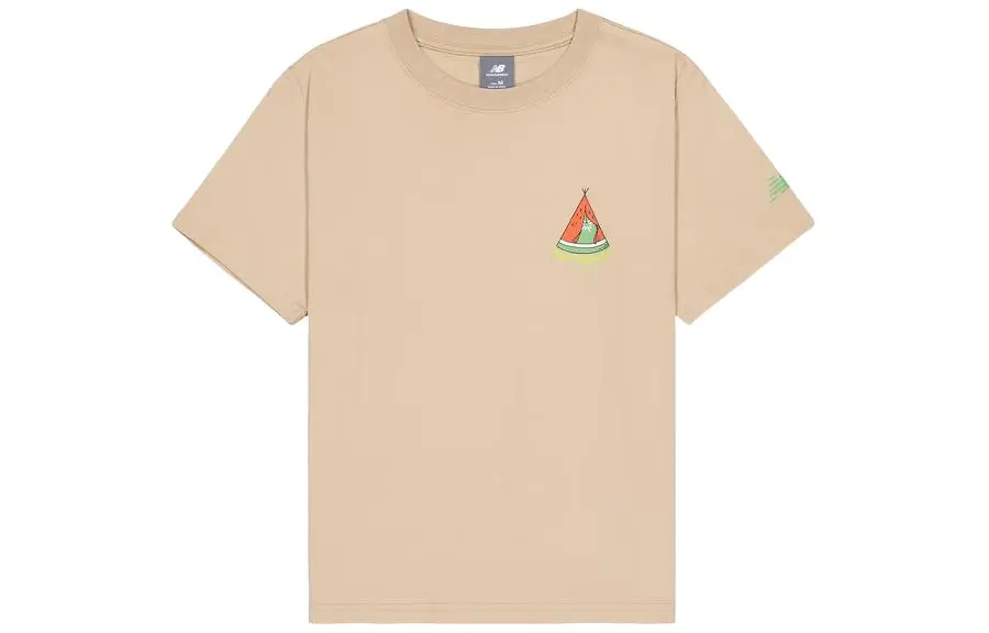 New Balance Drop Shoulder Sleeve T Shirt Women's Khaki