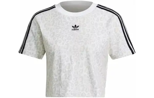 Adidas Originals Set in Sleeve T Shirt Women's White