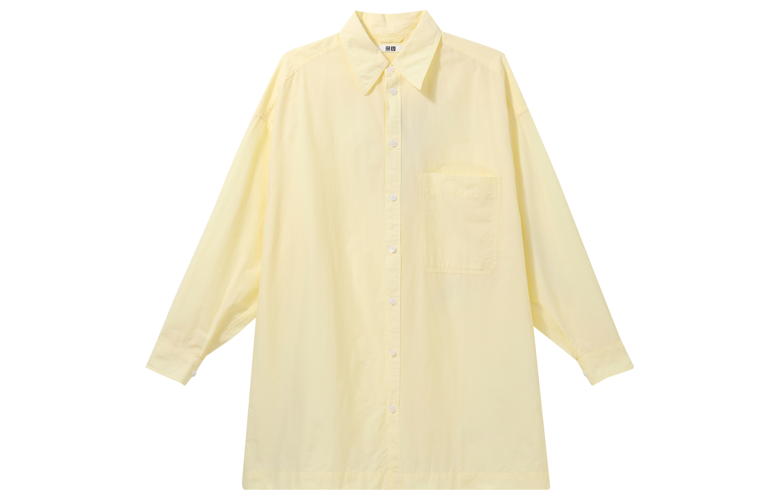 Женская рубашка UNIQLO U SS23 (кремовая)