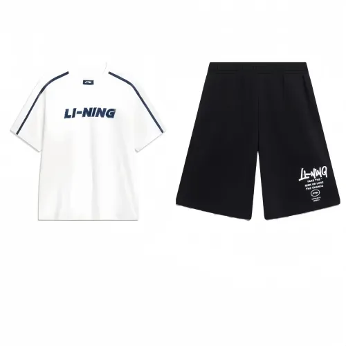 Li Ning Casual Sportswear Men's Crew Neck Moderate