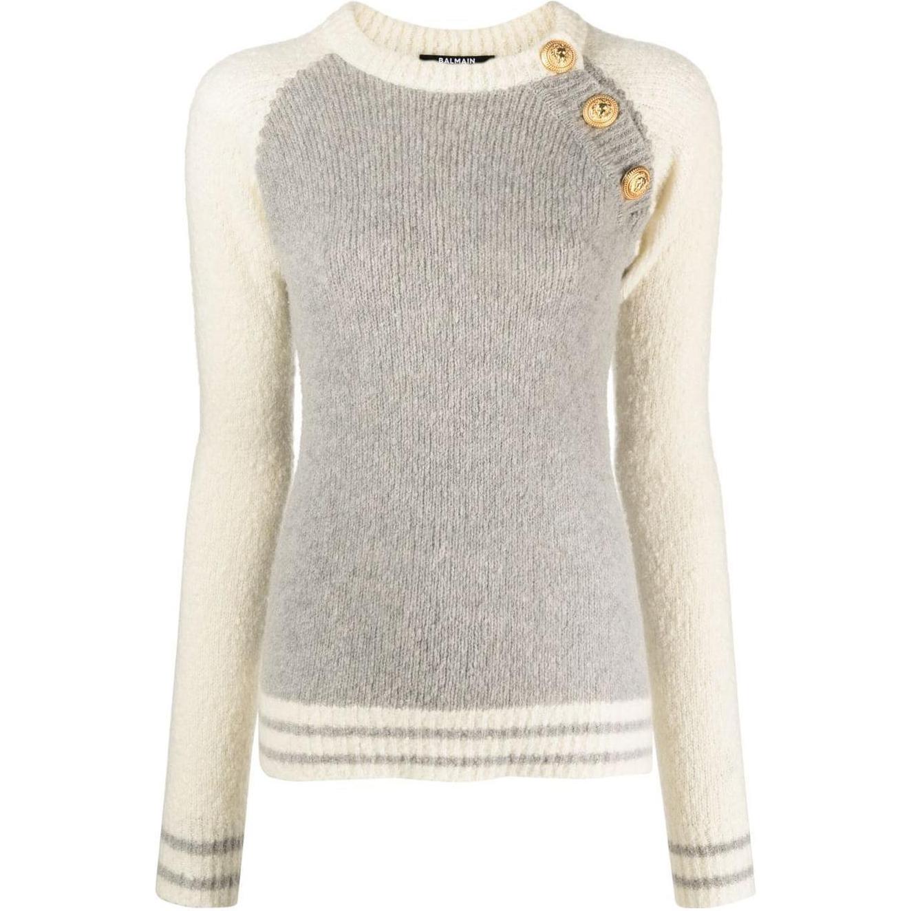 Женский свитер BALMAIN (серый)