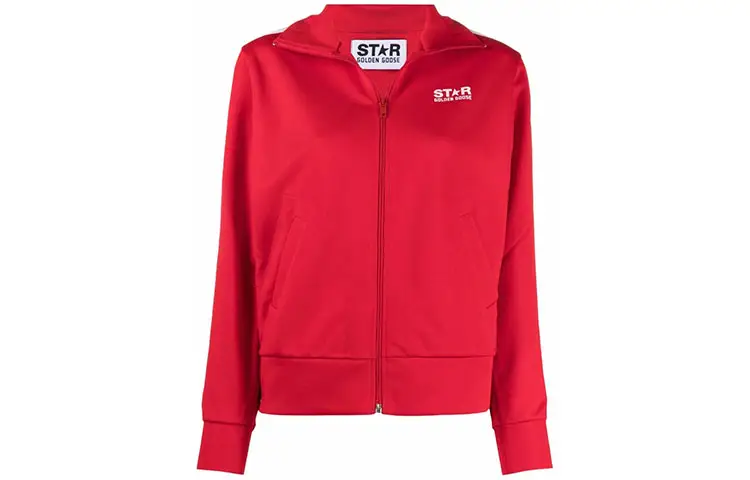 Golden Goose star-print two-tone bomber jacket