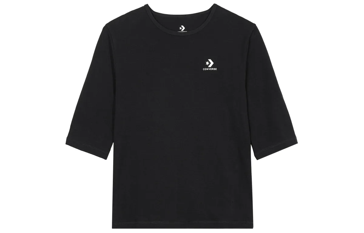 Converse Knitwear Women's Ink Black Crew Neck Moderate Other