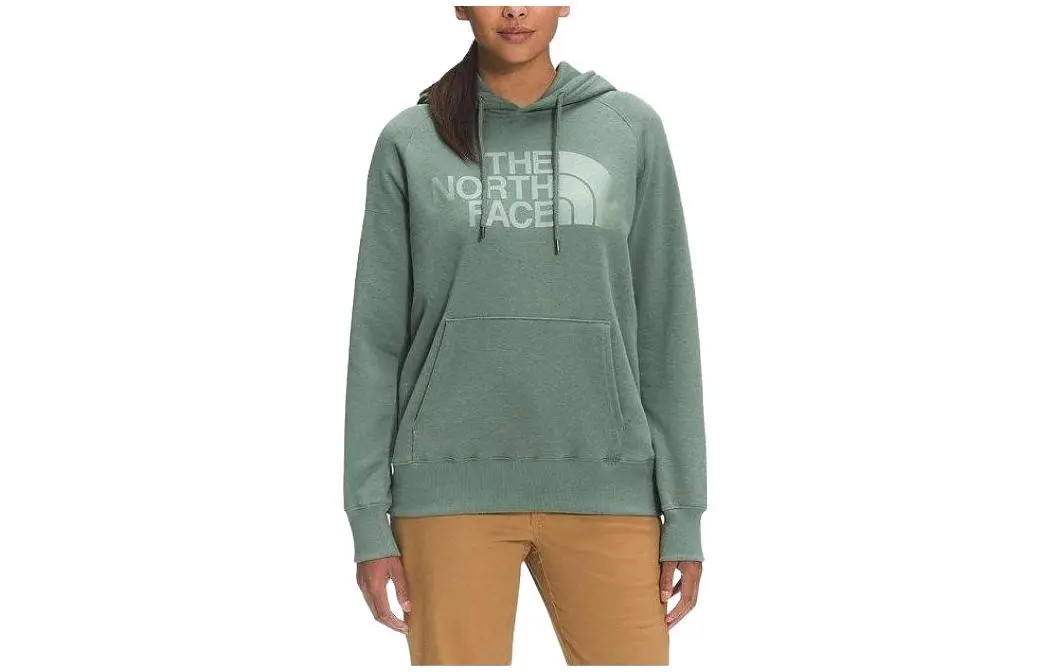 THE NORTH FACE Sweatshirts Women's Green Hooded Moderate Straight Fit