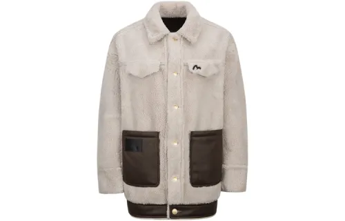 EVISU Jackets & Coats Women's Bone/Black