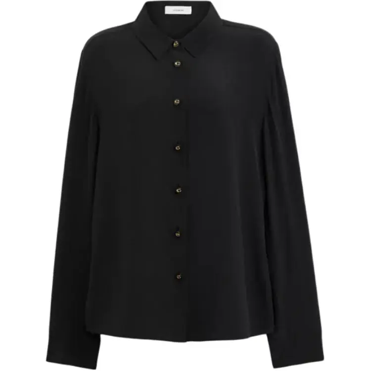COACH Shirts Women's Black Lapel Moderate Other