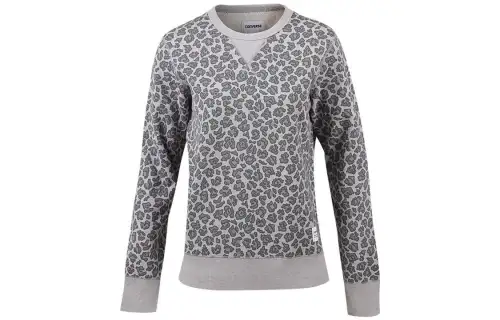 Converse Sweatshirts Women's Gray Crew Neck Moderate Other