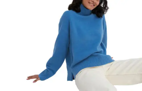 UNIQLO Knitwear Women's Pink Blue