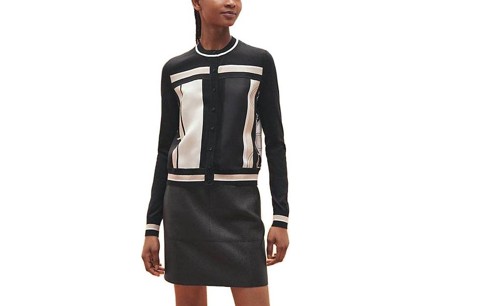 Женский кардиган Hermes SS23 (черный)