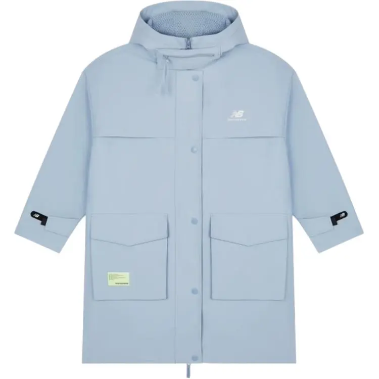 New Balance Jackets Women's Blue Hooded Moderate Other