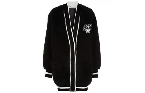 OFF WHITE SS20 Jackets Women's Black V Neck Moderate Other