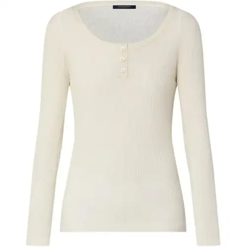 Lv Ribbed Henley Top