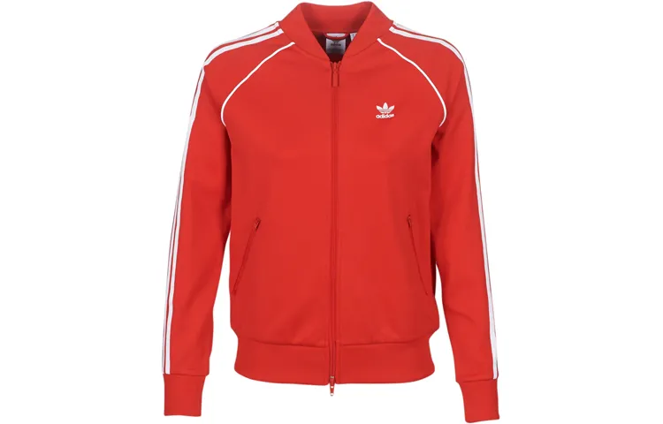 Adidas Jackets Women's Red V-neck Moderate