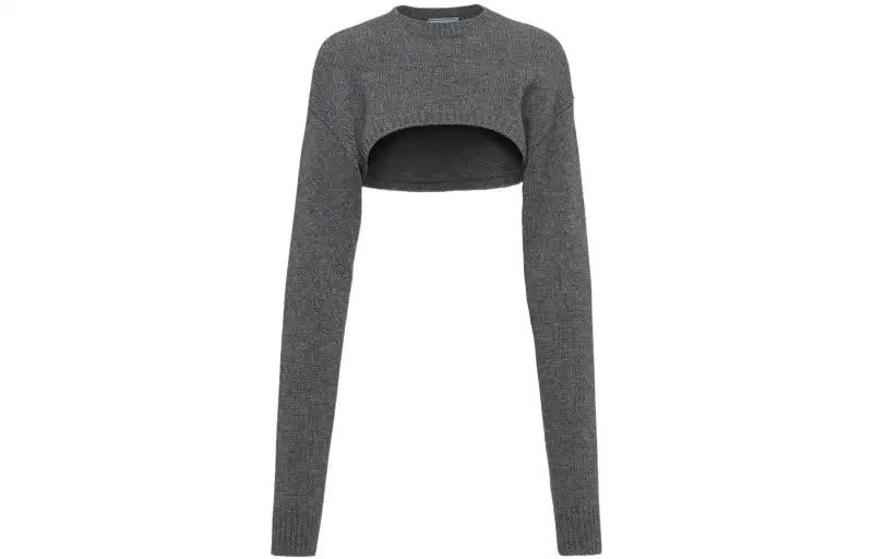 PRADA Holiday FW22 Sweater Women's Slate Gray