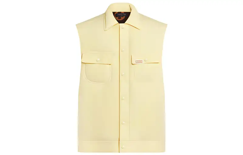 LOUIS VUITTON Fleece Lined Sleeveless Jacket
