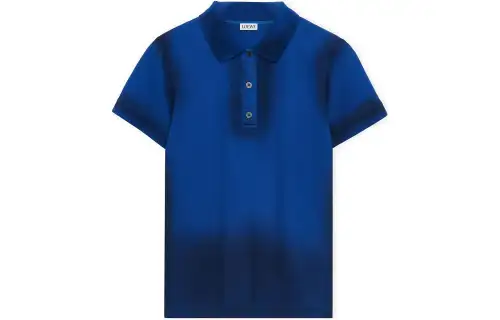 LOEWE SS24 Polo Shirt Women's Greek Blue